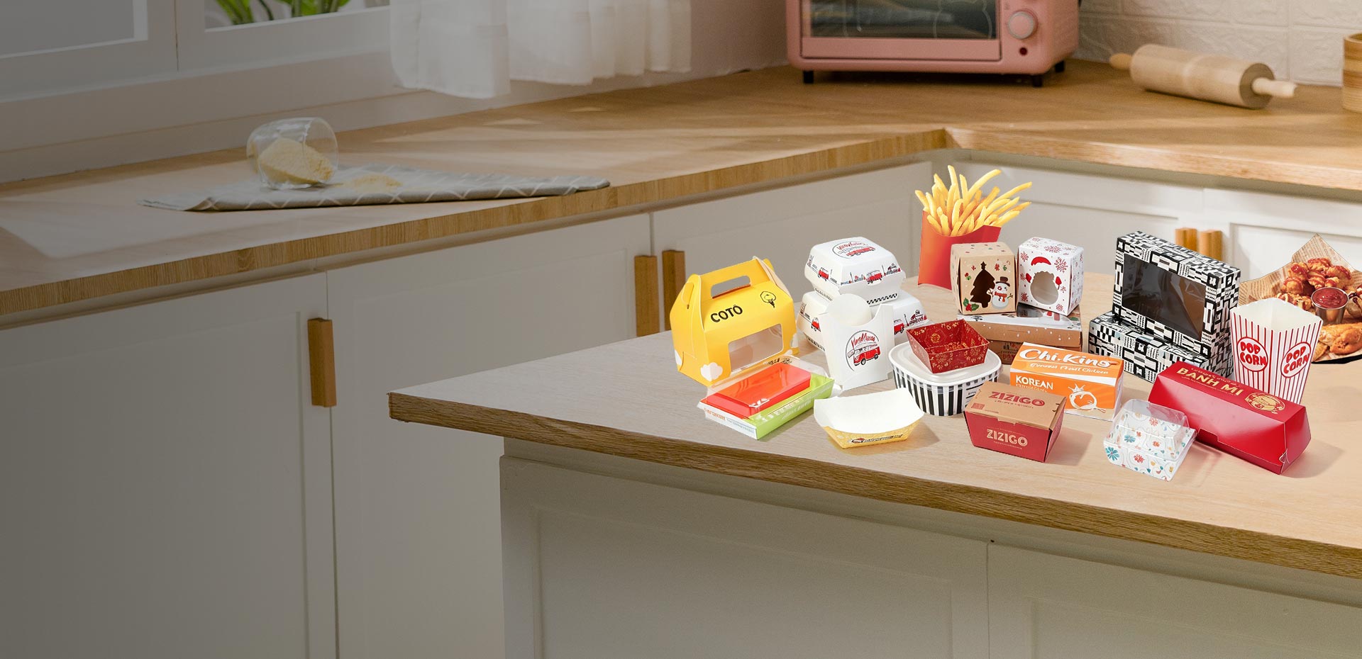 Grease-Proof & Heat-Resistant Paper Tableware
