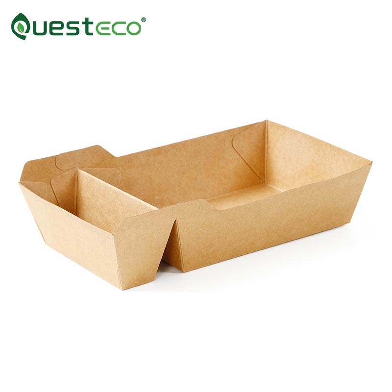 Compartment Kraft Meal Box