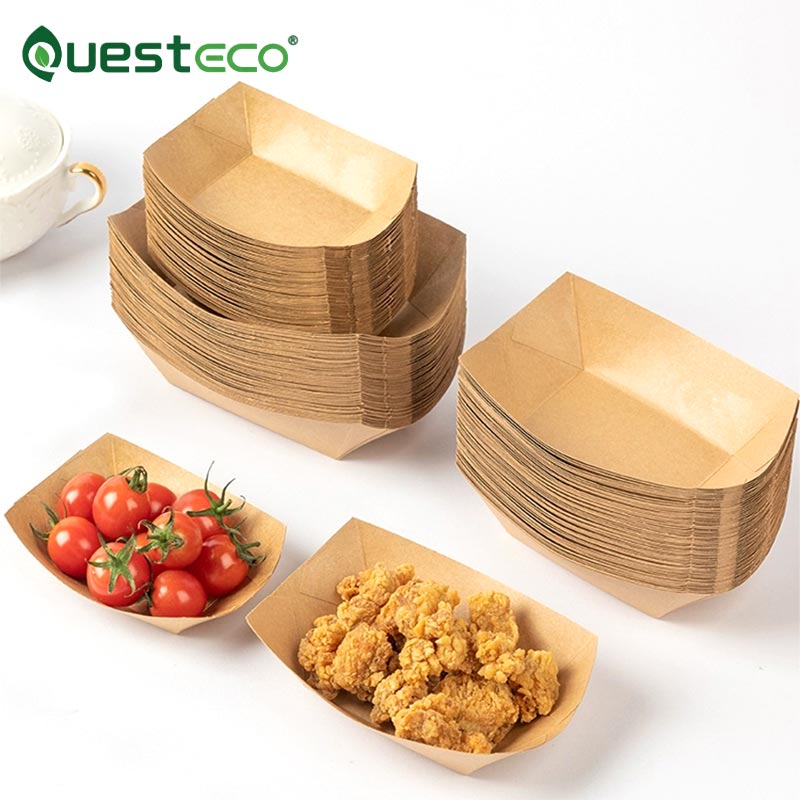 Greaseproof Kraft Food Tray