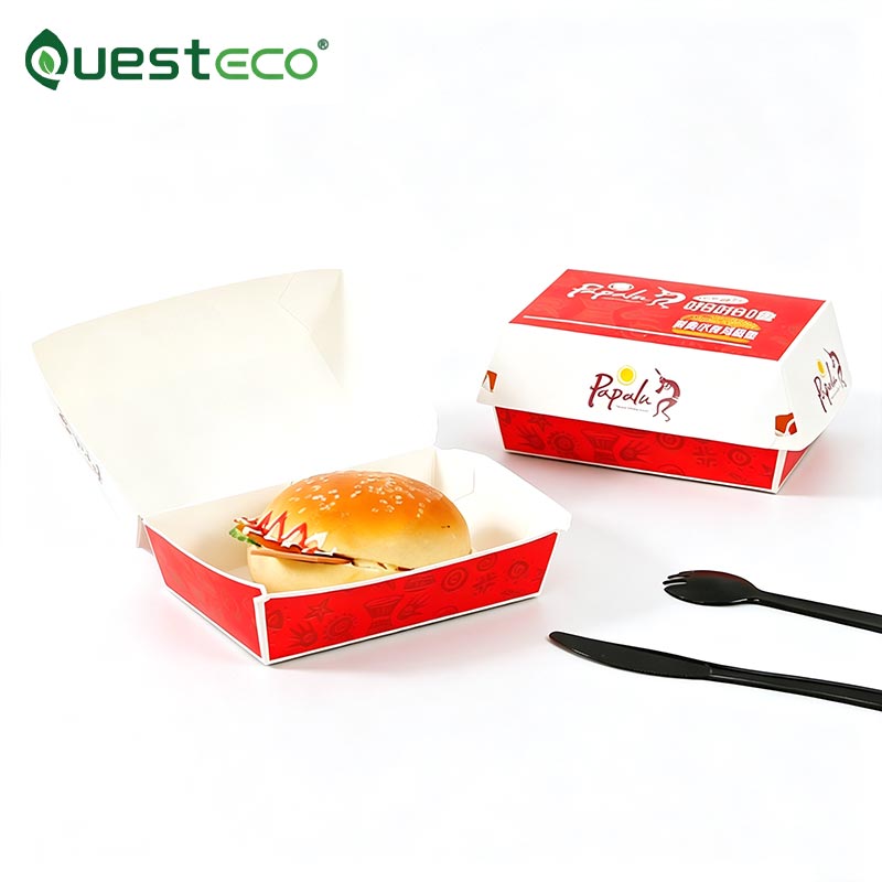 Hole Design Hamburger Box