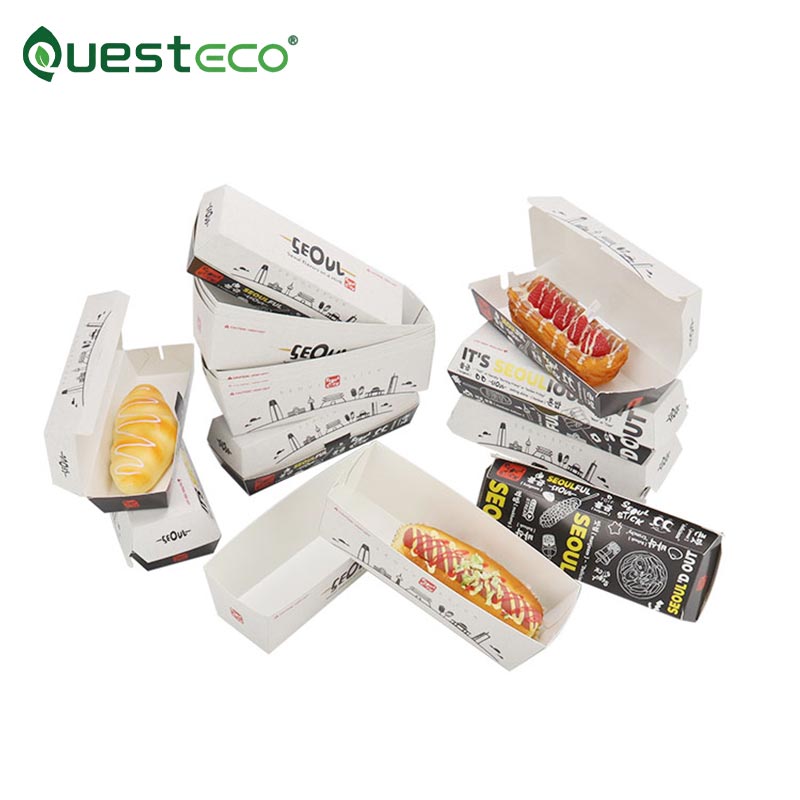 Hot Dog Paper Packaging Tray