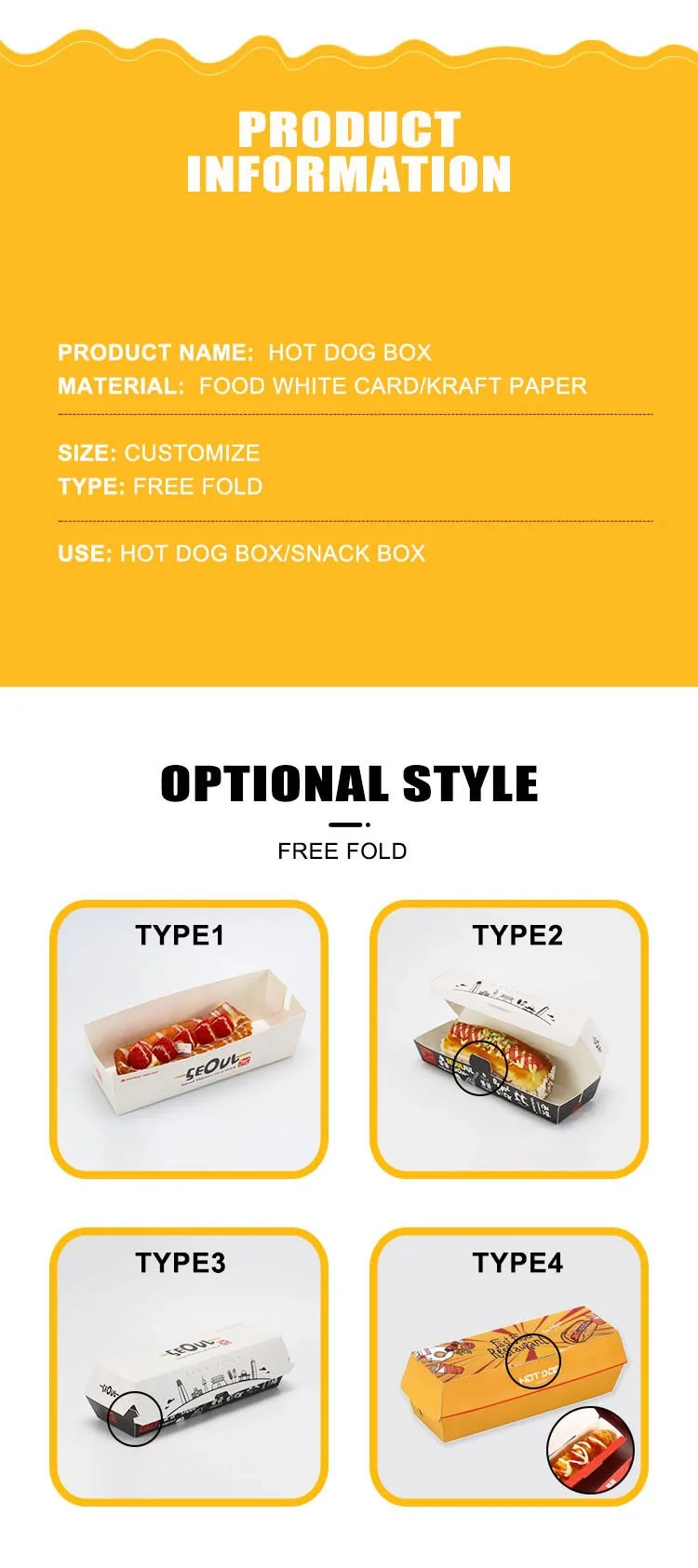 Kraft Hot Dog Boat Tray