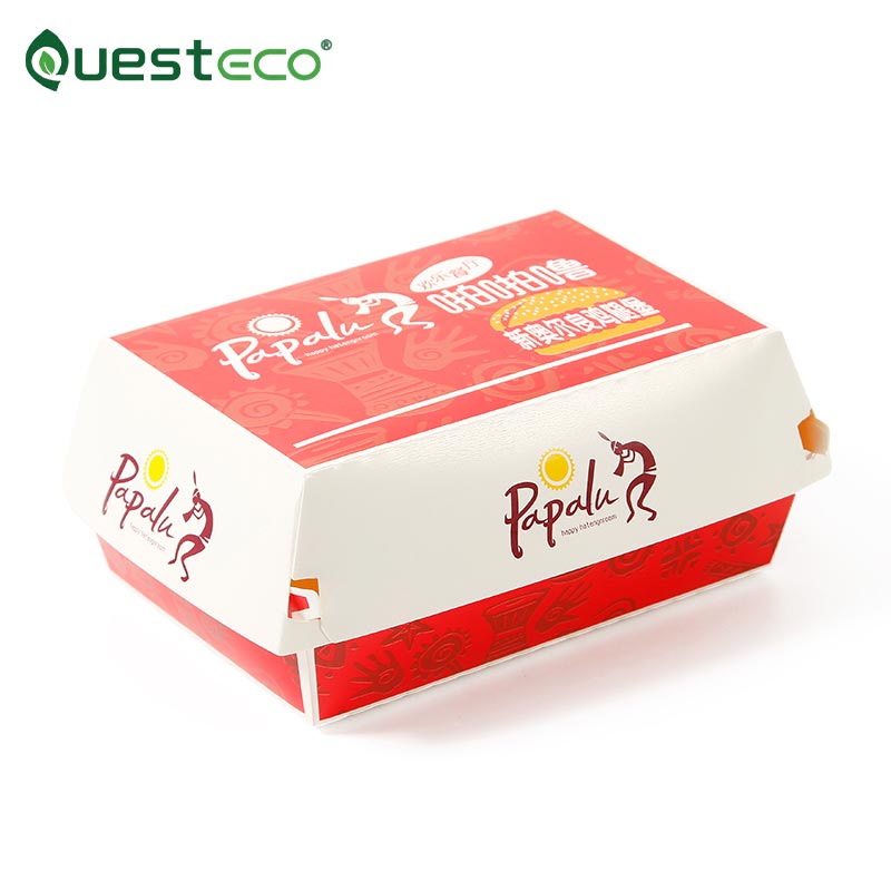 Hole Design Hamburger Box