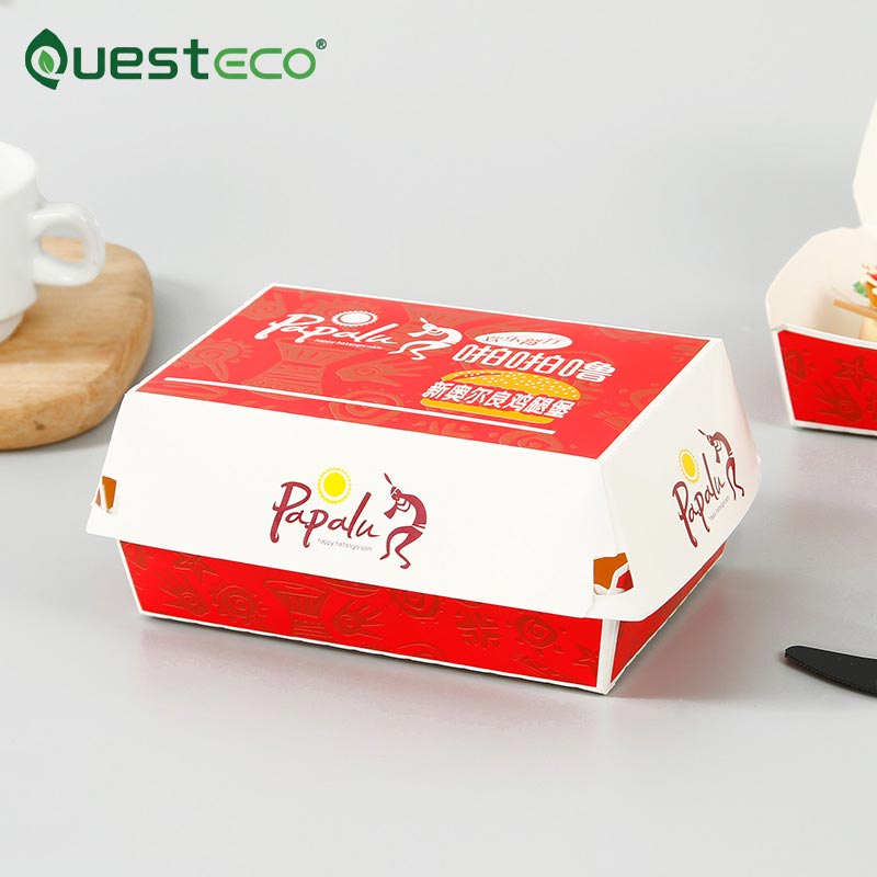 Hole Design Hamburger Box
