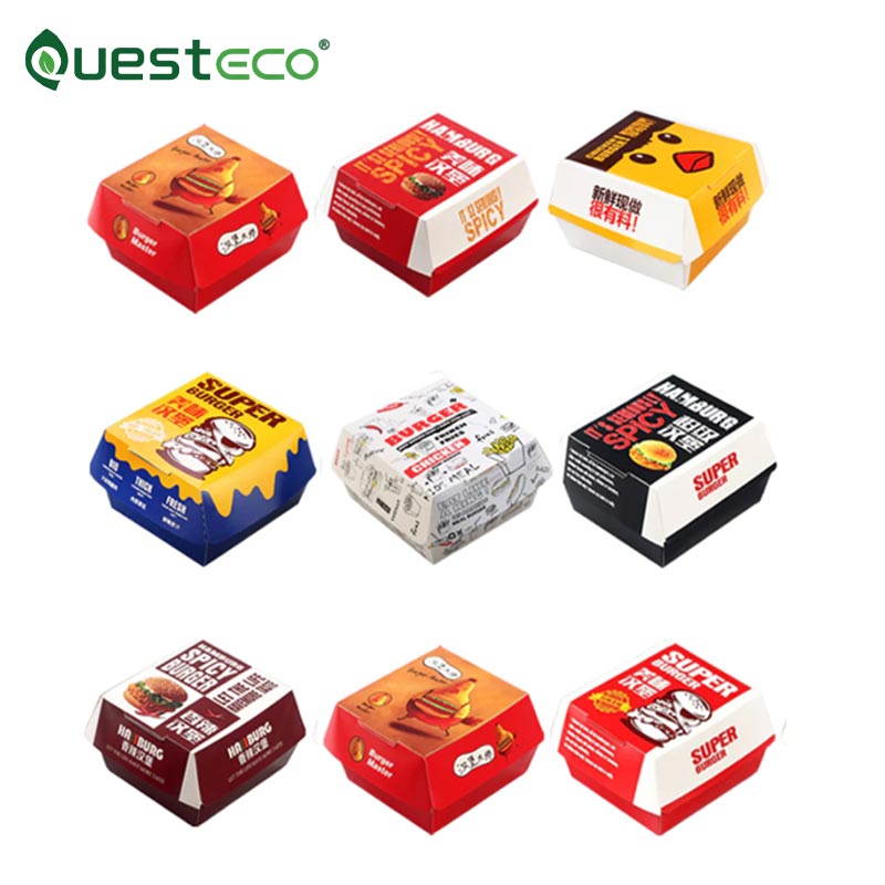 Takeaway Hamburger Paper Box