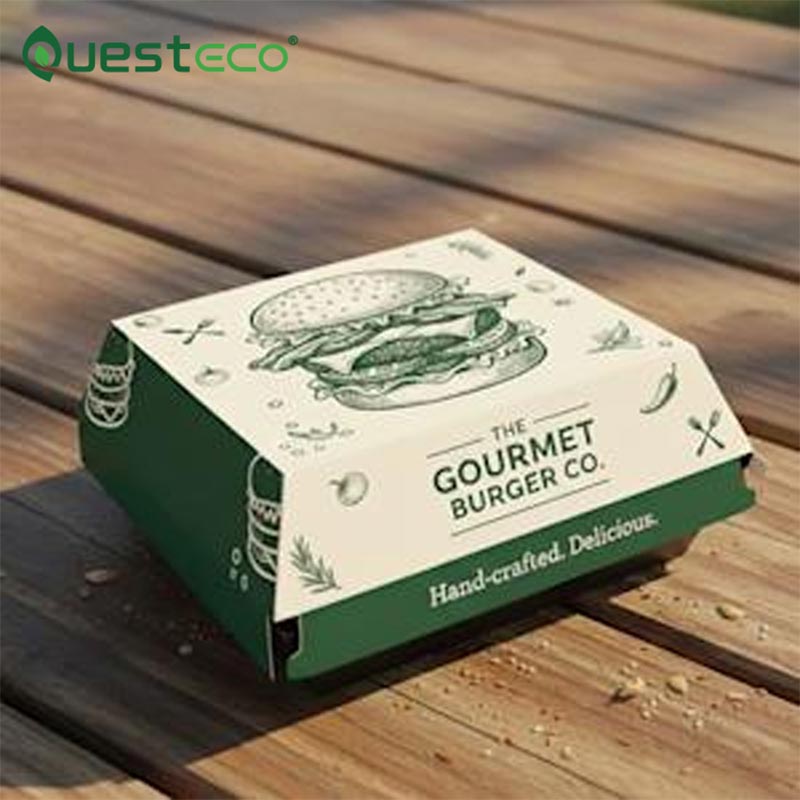 Takeaway Hamburger Paper Box