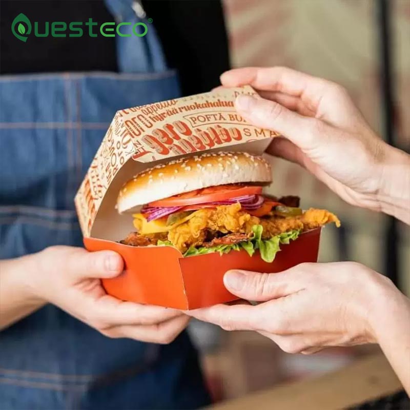 Takeaway Hamburger Paper Box