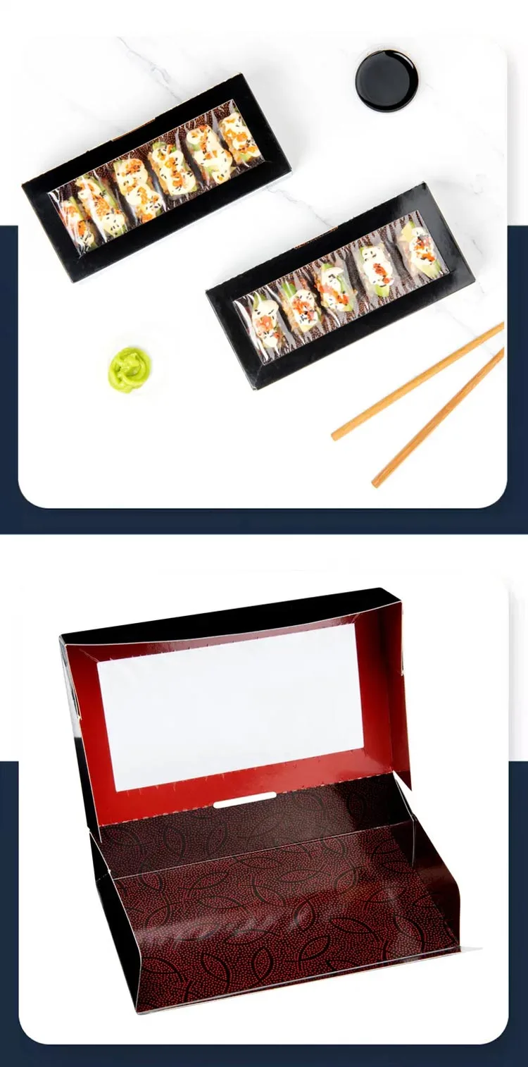 Window Sushi Paper Container