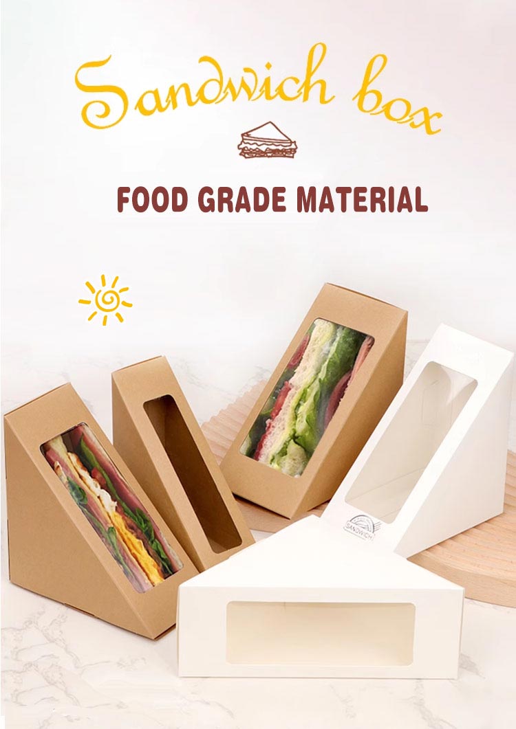 Triangle Sandwich Takeaway Box