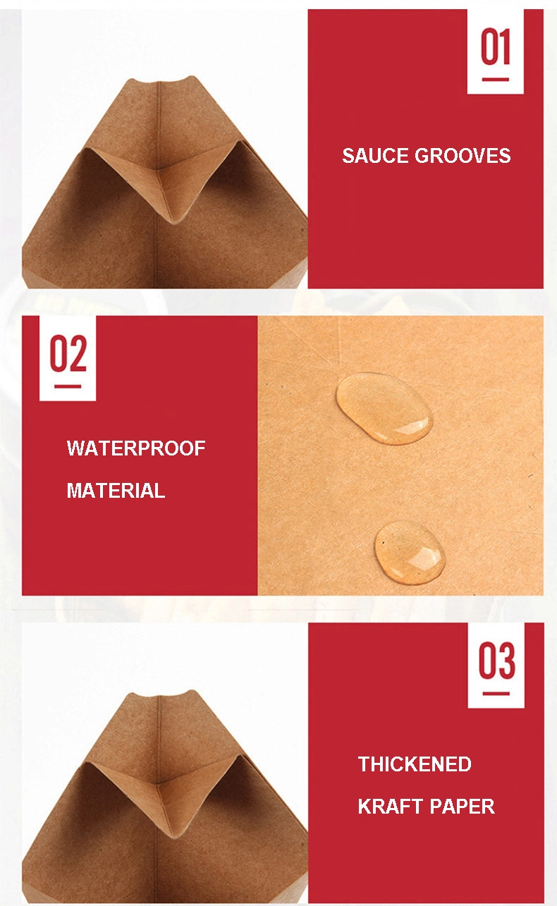 Cone Fries Paper Packaging Box
