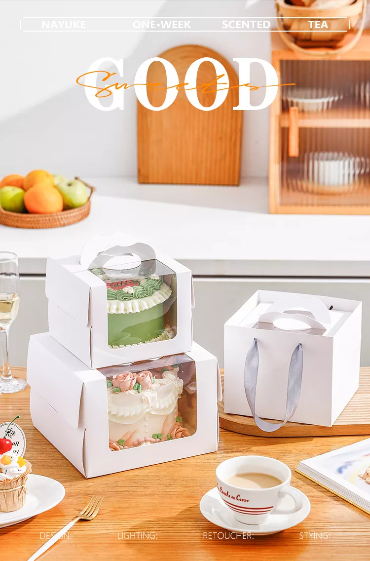 Window Mousse Cake Box
