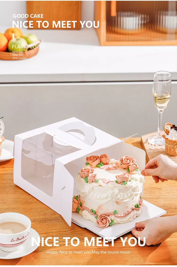 Window Mousse Cake Box
