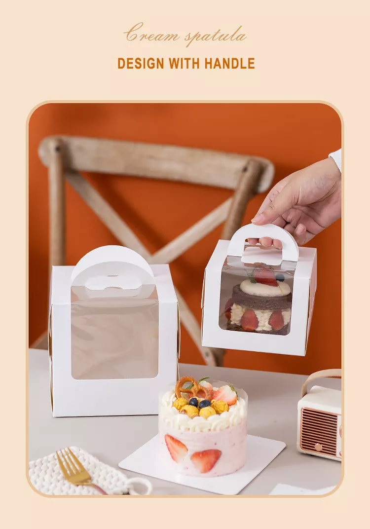 Window Mousse Cake Box