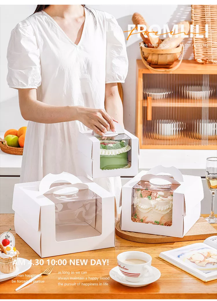 Window Mousse Cake Box