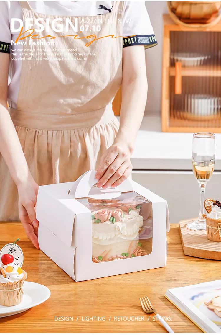 Window Mousse Cake Box