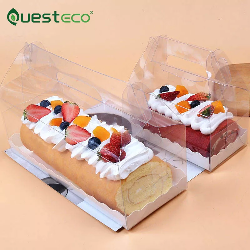 Handle Clear Cake Box