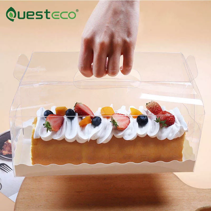 Handle Clear Cake Box