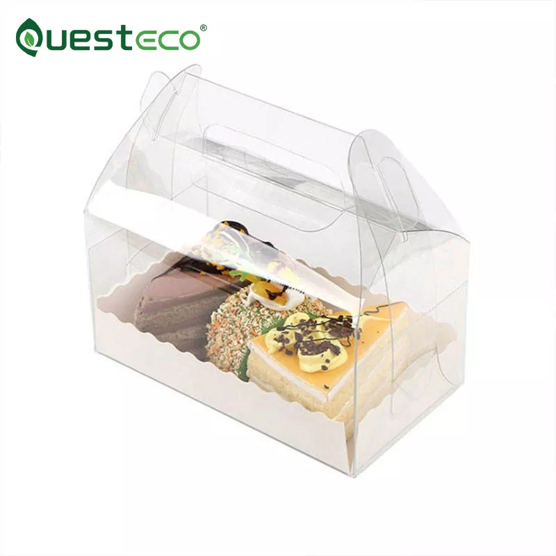 Handle Clear Cake Box