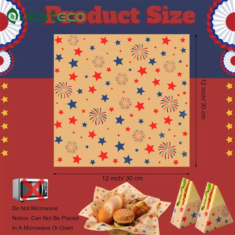 Wax Paper Sheets for Food