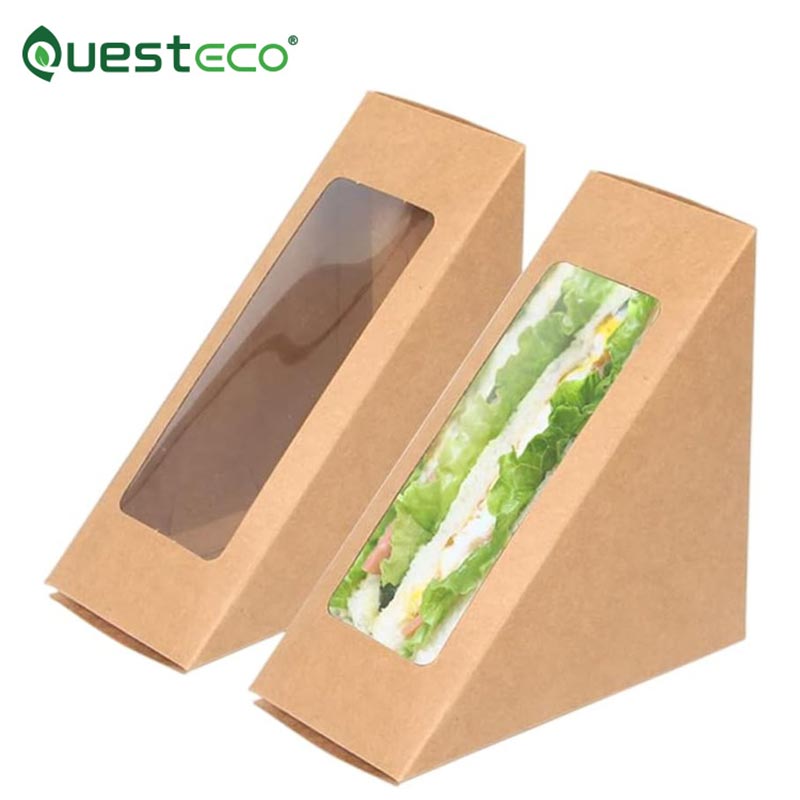 Triangle Sandwich Takeaway Box